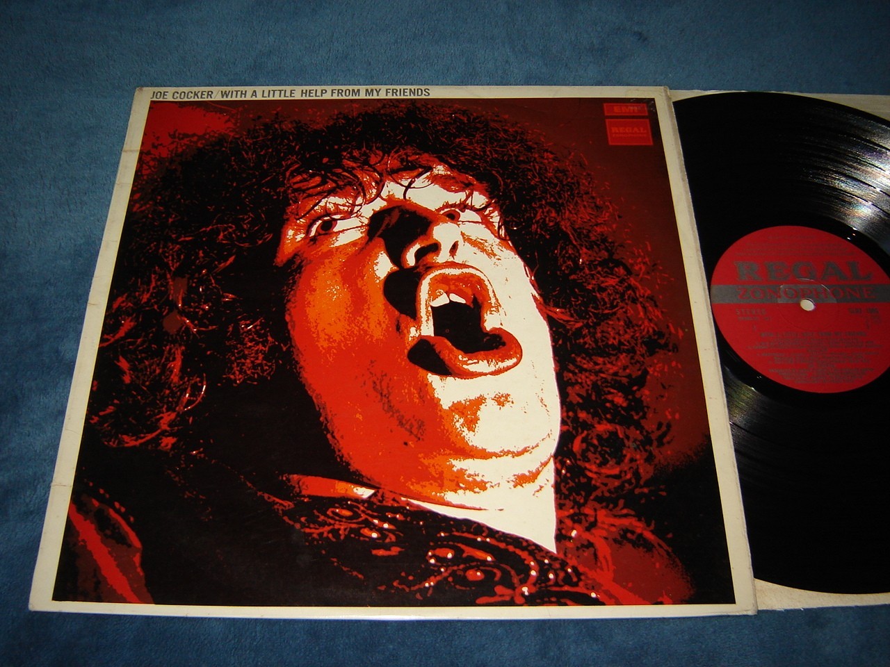 Joe Cocker: With a Little Help From My Friends LP Regal Zonophone 1st sold in UK