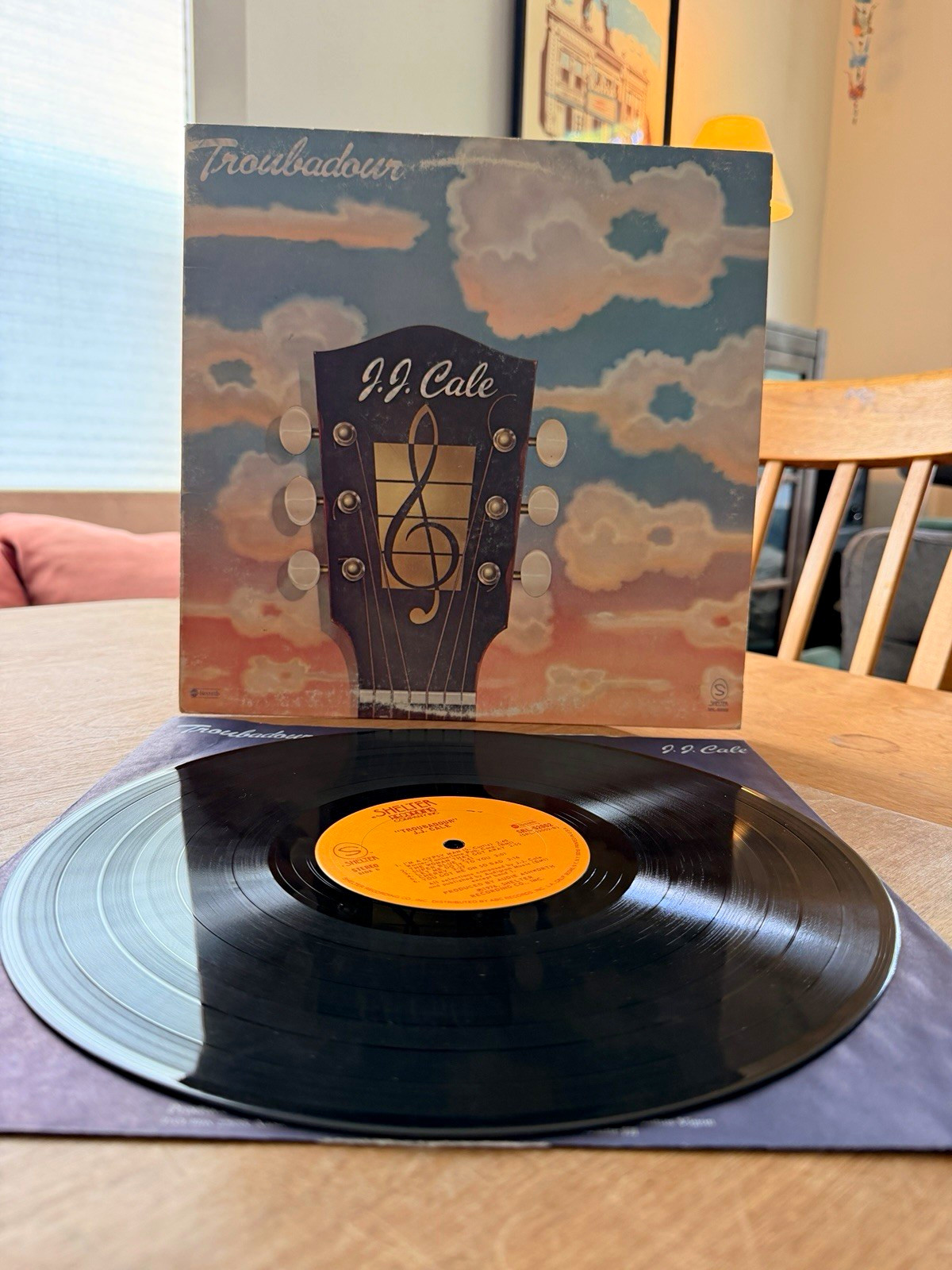 JJ Cale Troubadour LP Shelter SRL-52002 1976 Original EX/VG