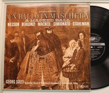 Georg Solti Lp Un Ballo In Maschera On London - Vg++ To Nm / Vg++ picture
