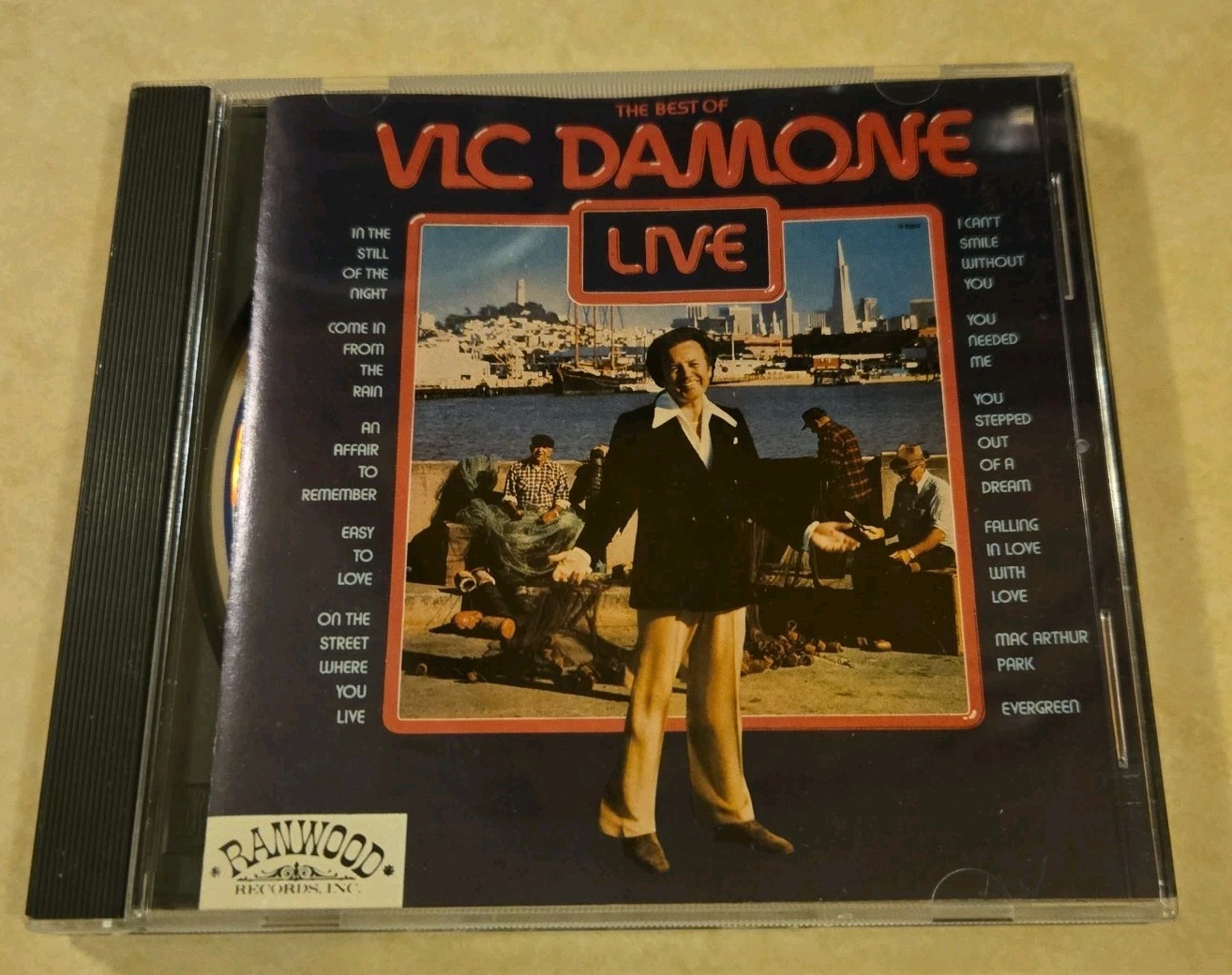 The Best of Vic Damone Live CD 