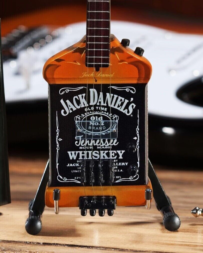 Replica Michael Antony Jack Daniels Miniature Bass Guitar