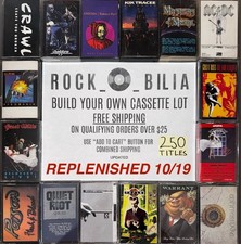 $1 and UP 80s 90s METAL Buy $25 get  CASSETTE TAPES BUILD YOUR LOT picture