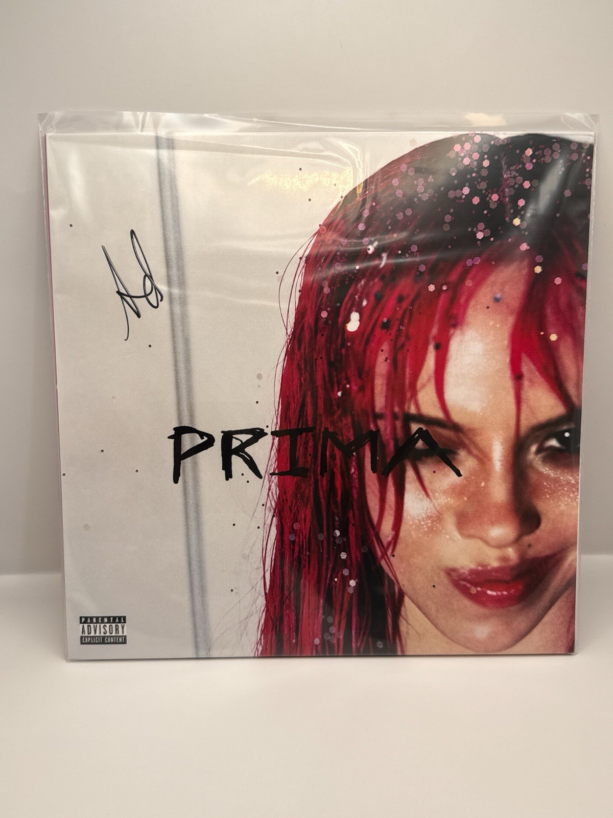 ADÉLA Prima LP Opened & SIGNED COVER Pink Colored Vinyl IN HAND