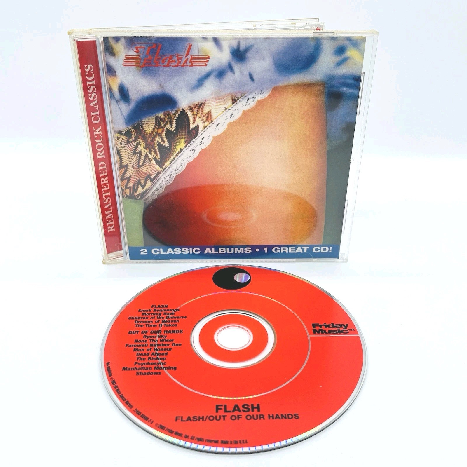  Flash (Self Titled) + Out Of Our Hands CD 2003 Friday Classic  Rec. 2 LP'S On 1