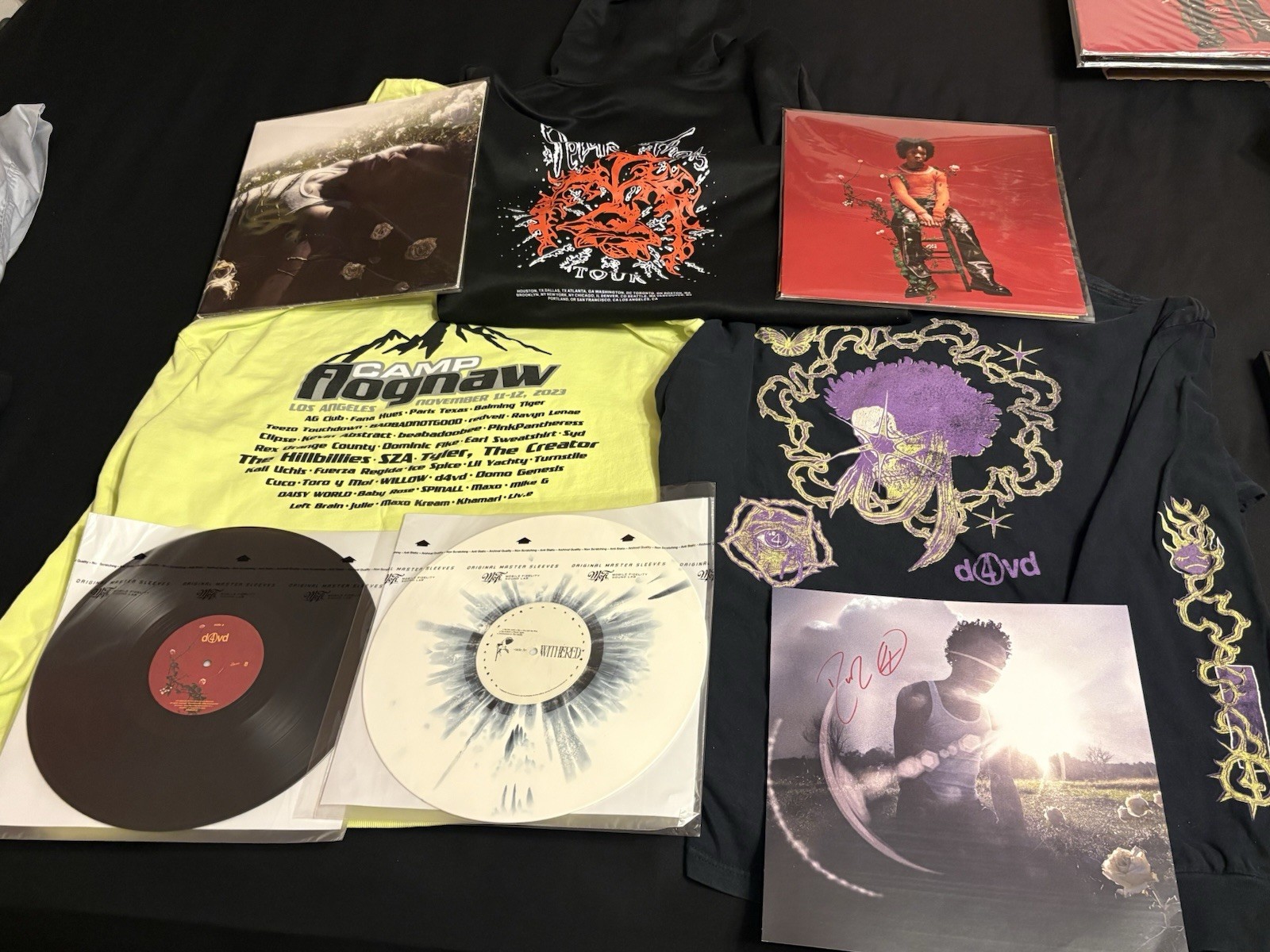 SUPER RARE d4vd Size XXL LOT Hoodie EU Shirt Tour Merch Tyler SZA  Auto Withered
