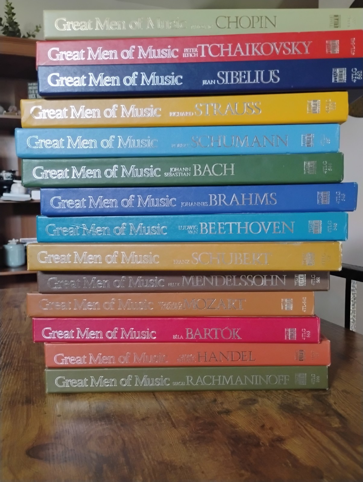 Time Life Great Men of Music Booklet Cassette Lot 14 Brahms Mozart Bartok Chopin