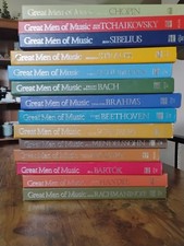 Time Life Great Men of Music Booklet Cassette Lot 14 Brahms Mozart Bartok Chopin picture