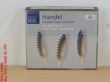 George Frideric Handel: Complete Organ Concertos - Georg Frideric Handel VGC picture