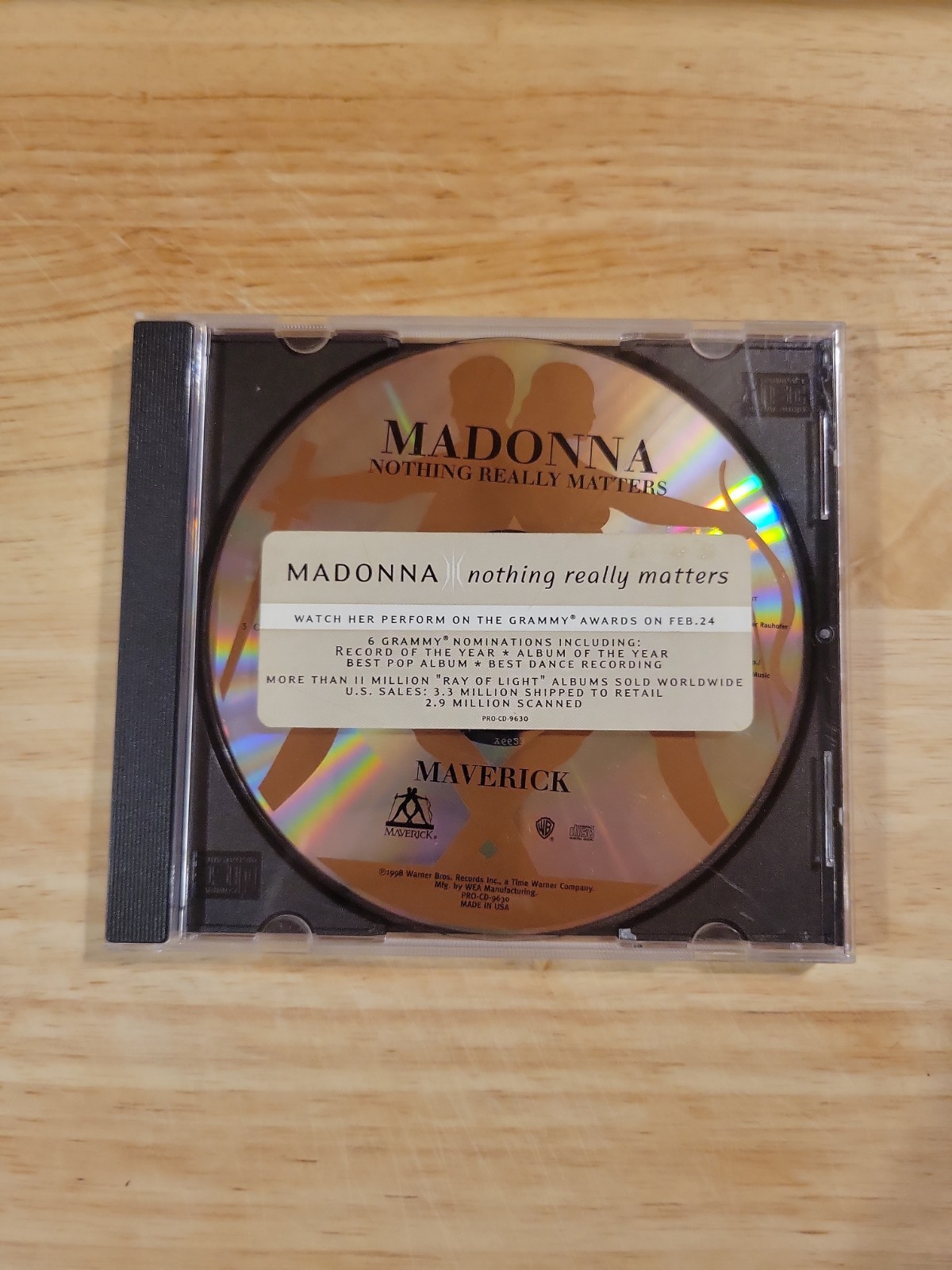 Madonna – Frozen Promo CD Single Maverick WB USA Remix Edits 