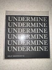 Signed Vintage Album 90s Punk Band Undermine) This Is For Both Albums picture