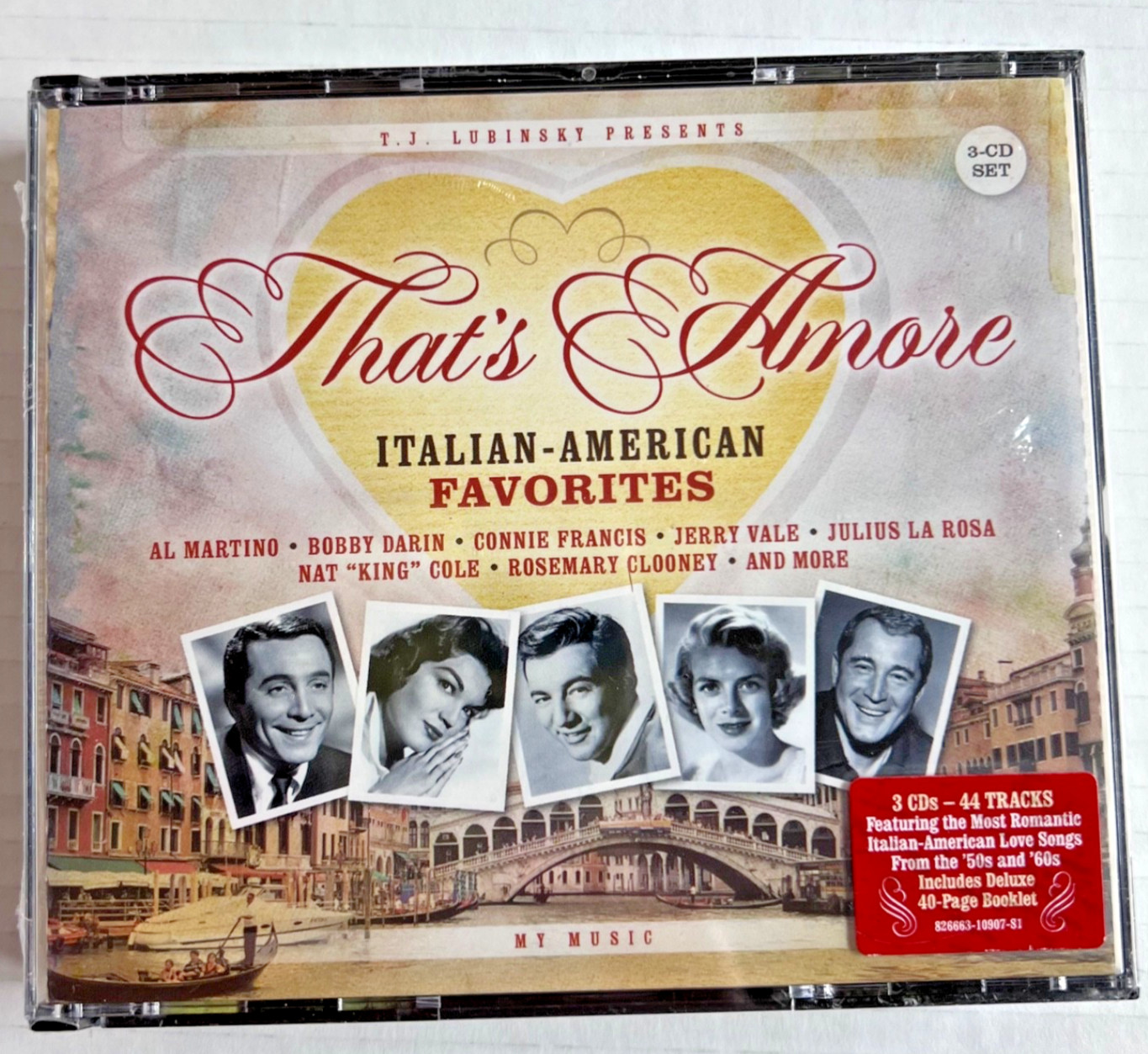 That\'s Amore Italian-American Favorites 3 CD Set TJ Lubinsky My Music 2008 NEW