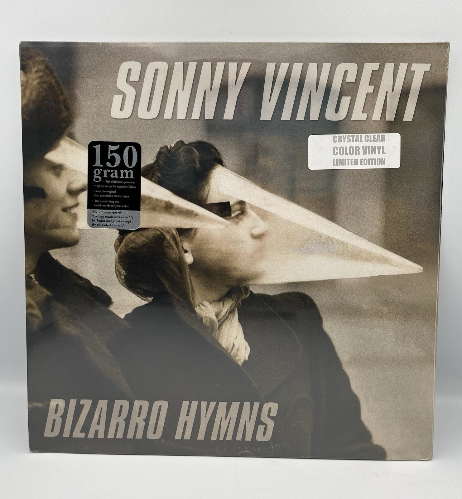 Sonny Vincent Bizarro Hymns LP 150 Gram Limited Edition/150 Get Hip CLEAR VINYL