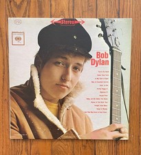 BOB DYLAN DEBUT ALBUM - RARE ORIGINAL 1962 COLUMBIA 6 EYE STEREO LP - 1B/1A picture