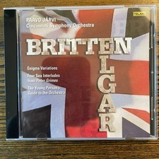 Paavo Järvi - Britten Elgar Enigma Variations CD 2006 Classical Telarc : Good picture