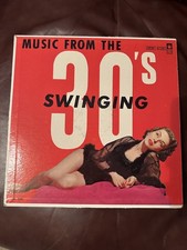 Music From the Swinging 30's Vintage Vinyl Record Coronet records CX-108 MONO picture