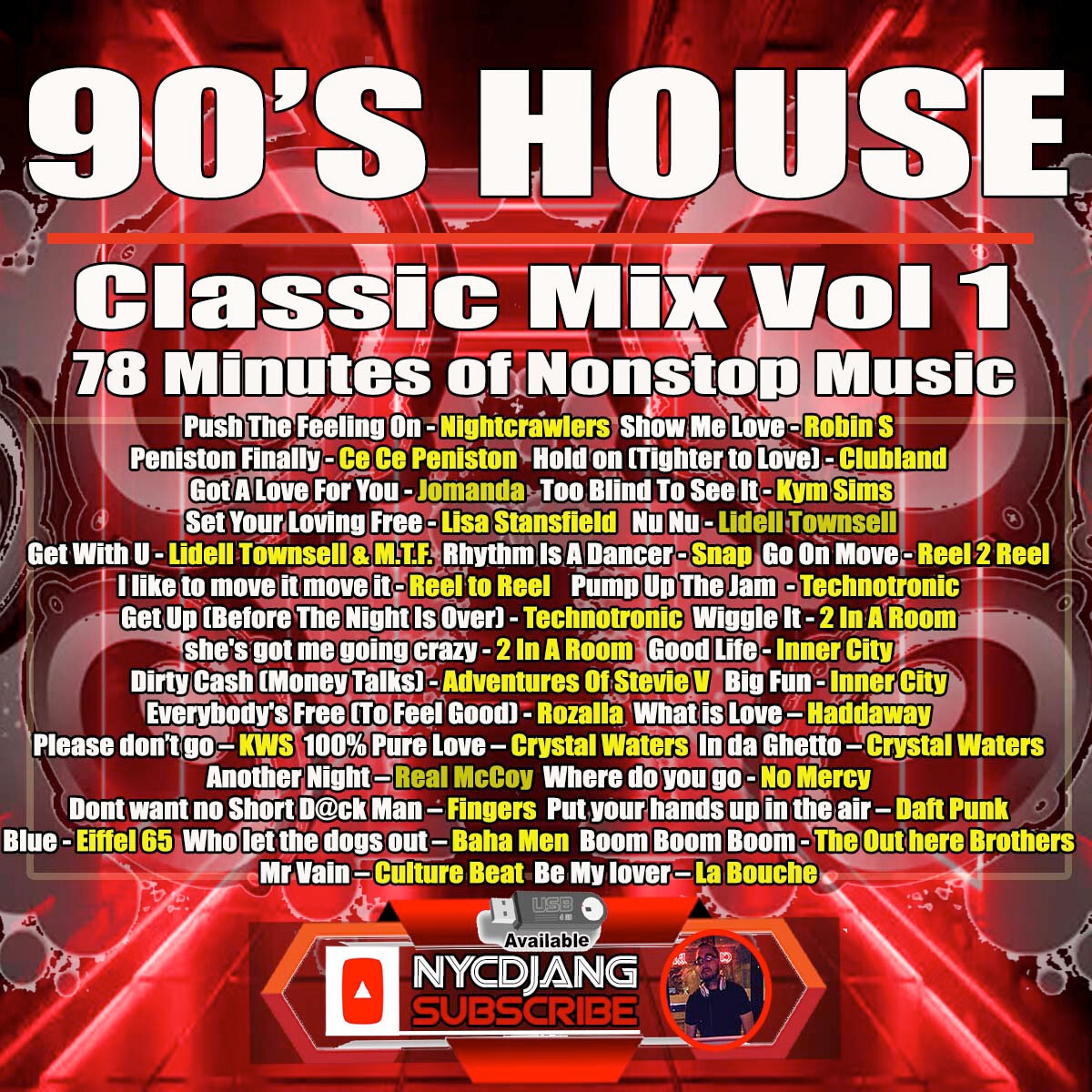90'S HOUSE CLASSIC MIX VOL 1  NON STOP MUSIC VARIOUS ARTISTS