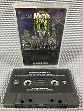MISFITS Earth AD A.D. Cassette Plan 9 Black Shell 1986 PL9-02/3 Danzig Tested picture
