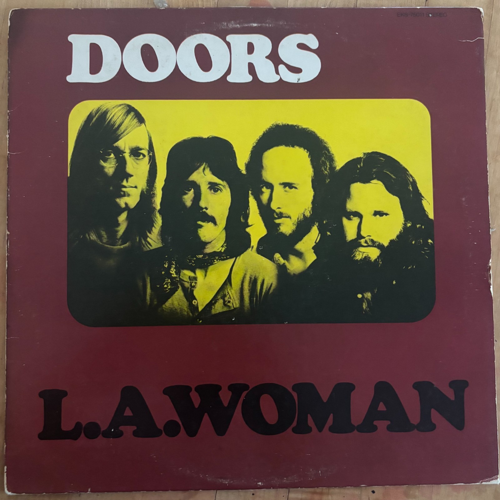 The Doors L.A. Woman LP Vinyl Elektra EKS-75011 Butterfly Label VG Tested