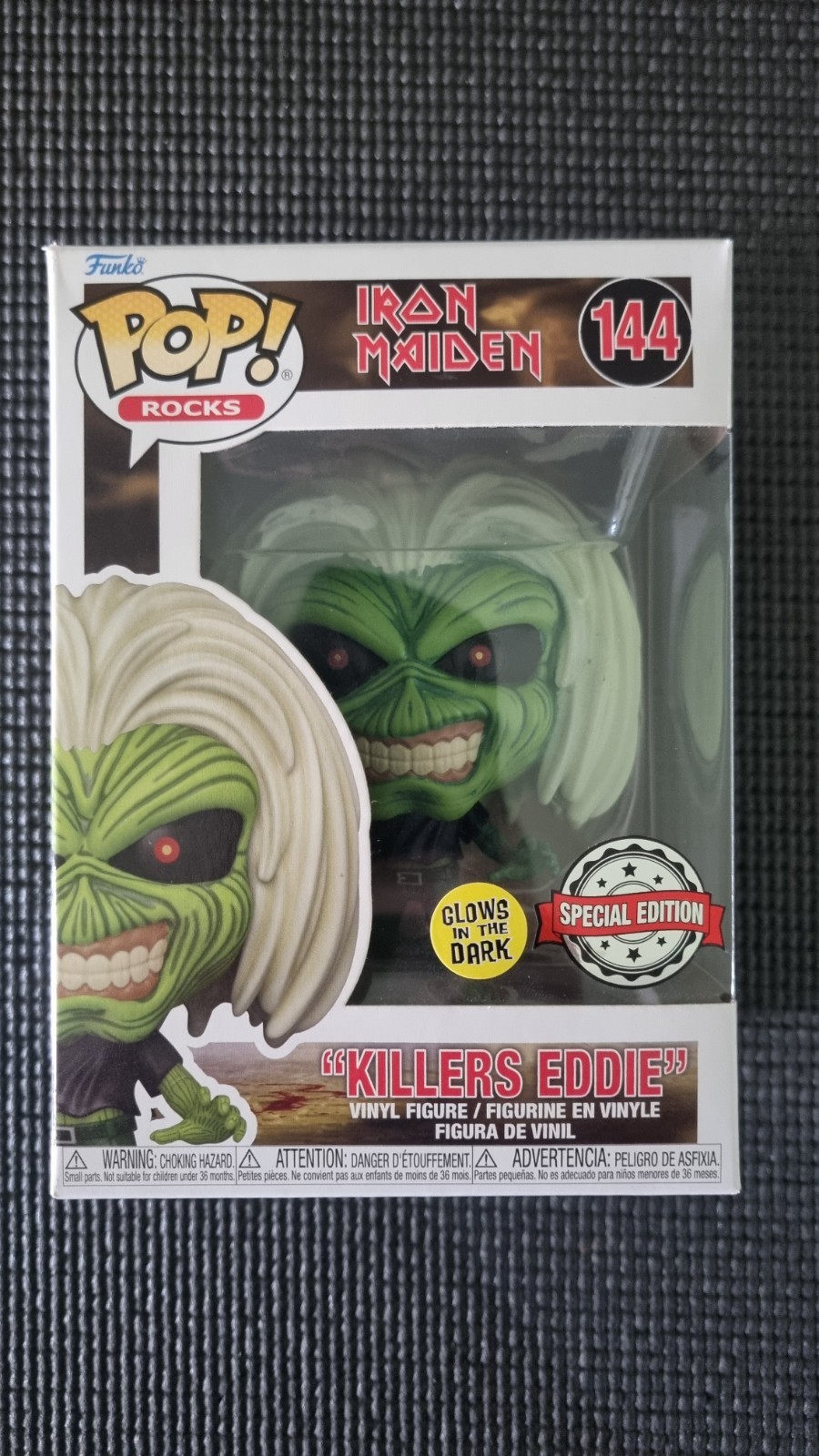 BRAND NEW Iron Maiden  Funko Pop  KILLERS Eddie glow in the dark SPECIAL EDITION
