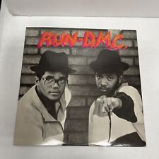 Run DMC Debut Record Vinyl LP 1984 Profile Records Pro-1202 Self Tilted Rap Hip picture