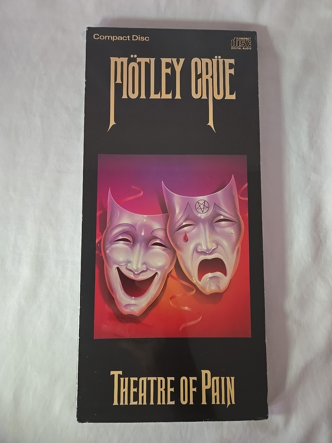 Motley Crue Theatre of Pain CD Longbox SEALED VERY RARE Elektra Records