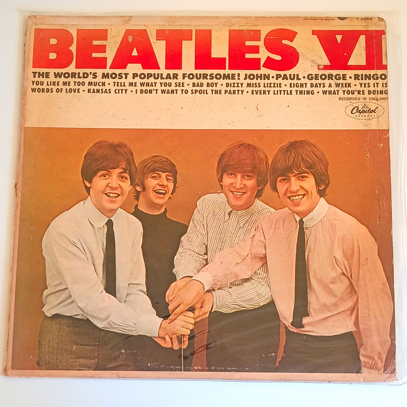 FIRST PRESS The Beatles Beatles VI Capitol Records  1965 12\