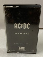 AC/DC Back In Black Original Cassette CS 16018 VG Cond picture