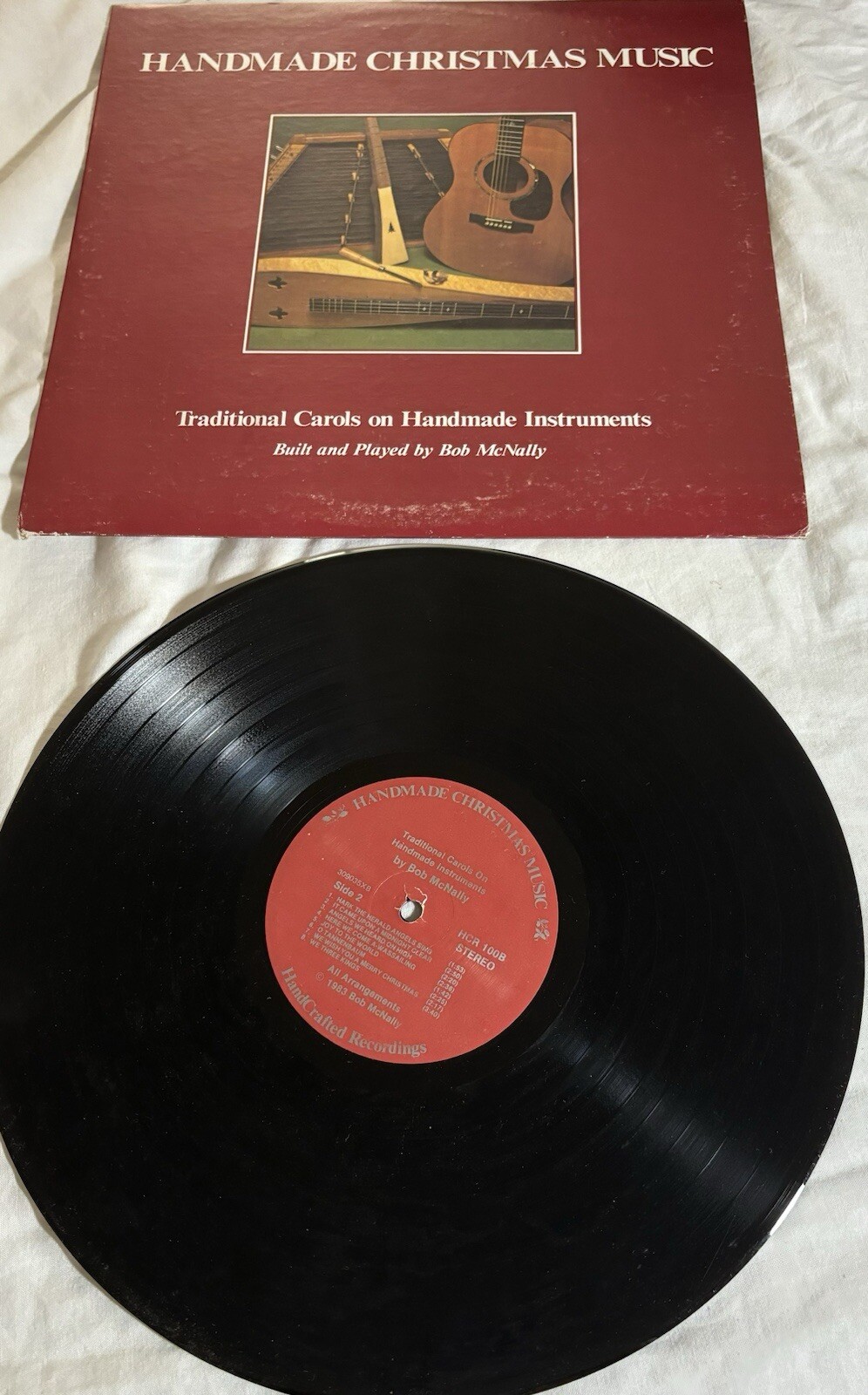 Bob McNally Handmade Christmas Music Traditional Carols LP