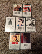 Bob Dylan Columbia Stereo Cassette Tape Lot of 7 Albums Jewel Case Rock picture