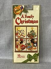 Disney Vintage A Family Christmas Cassette 1980 Cassette Tape NEW Holiday Music picture