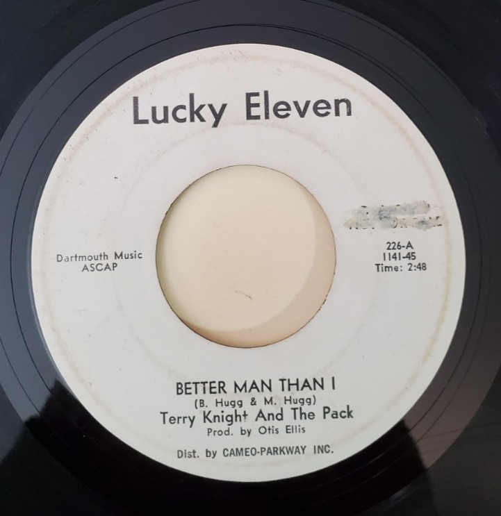 Terry Knight And The Pack BETTER MAN THAN I (PROMO GARAGE ROCK 45) #226