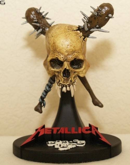 METALLICA DAMAGE INC Vintage Rare Original 1986 M.O.P SKULL Statue Only No stand