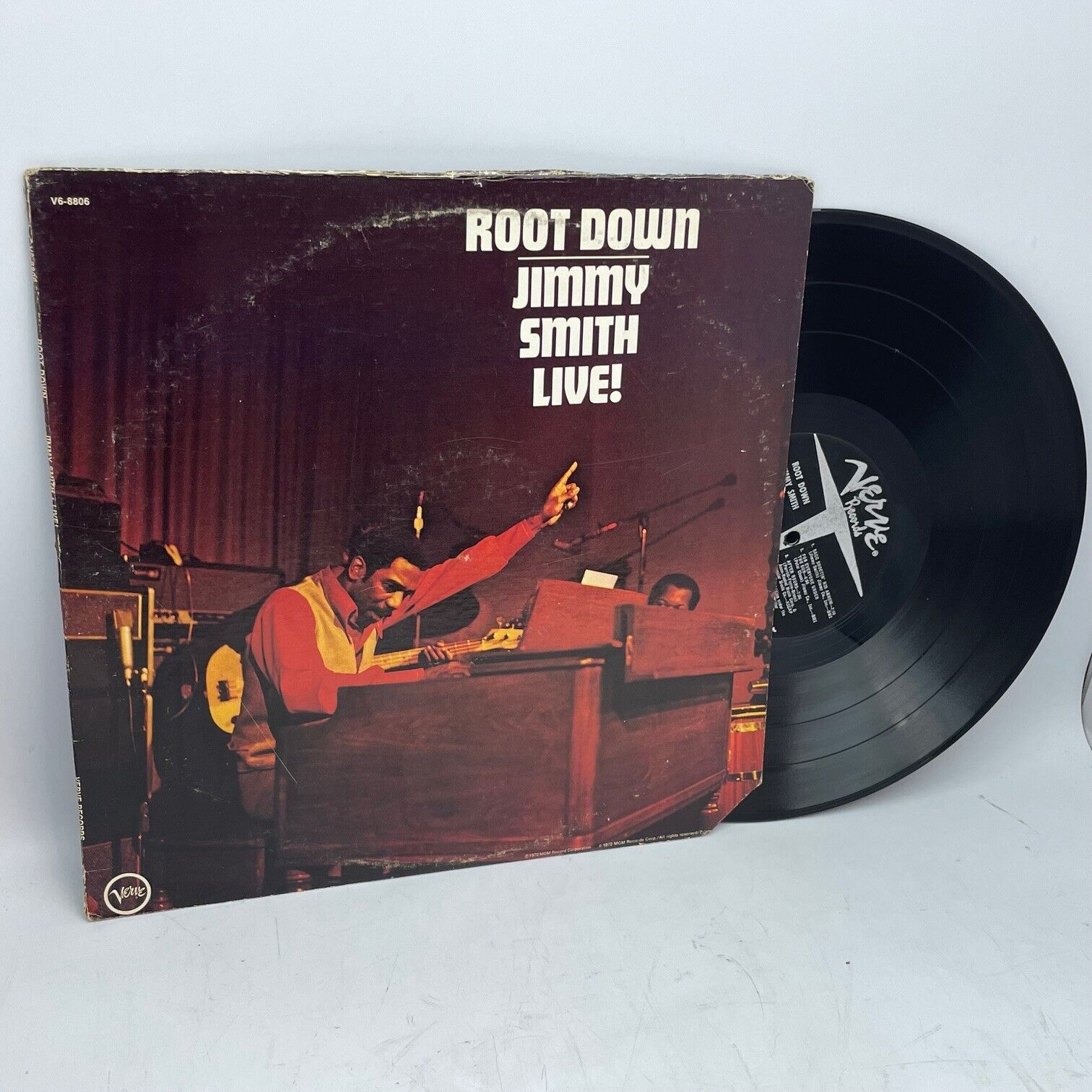Jimmy Smith ‎Root Down Live 1972 Original Vinyl LP Jazz Funk Soul Marvin Gaye