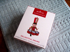 2026 Hallmark Keepsake Ornament Delightful Drums Band Miniature MINI Drum NEW picture