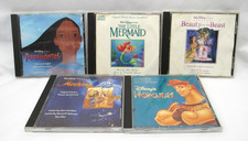 Disney Movie Soundtracks (CD) Lot of 5 Little Mermaid Hercules Tested Aladdin picture