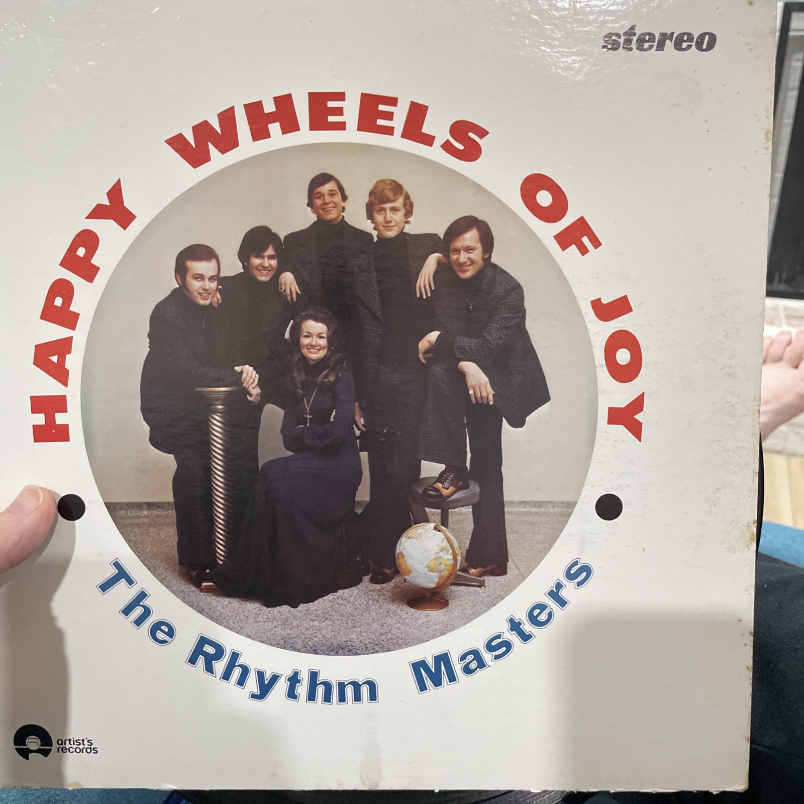 Rhythm Masters Gospel LP Happy Wheels Of Joy Lockland Ohio