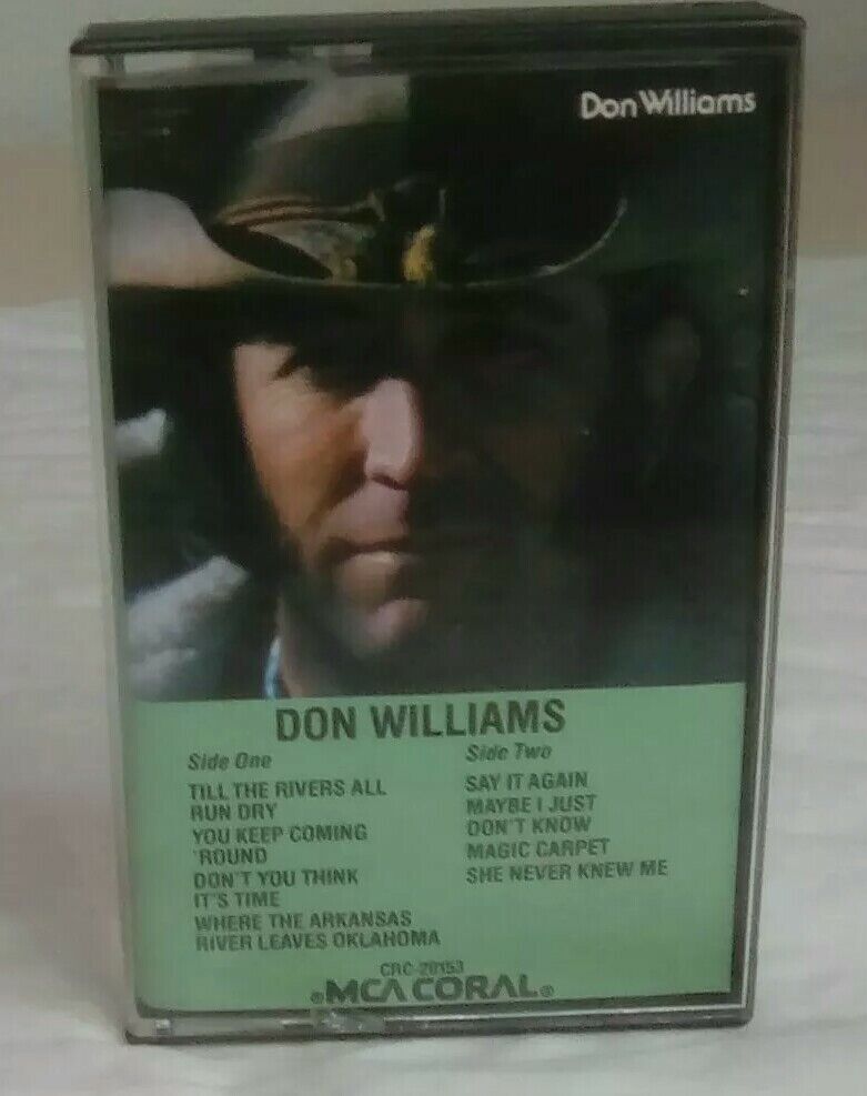Don Williams -  Vintage 1976 Harmony Cassette Tape - Tested Plays