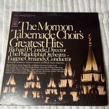 THE MORMON TABERNACLE CHOIR'S GREATEST HITS VINYL LP COLUMBIA MS 6951  picture
