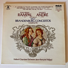 Brandenburg Concertos Complete  Rampal Andre RCA 1978 CRL2-5801 RED SEAL NM picture