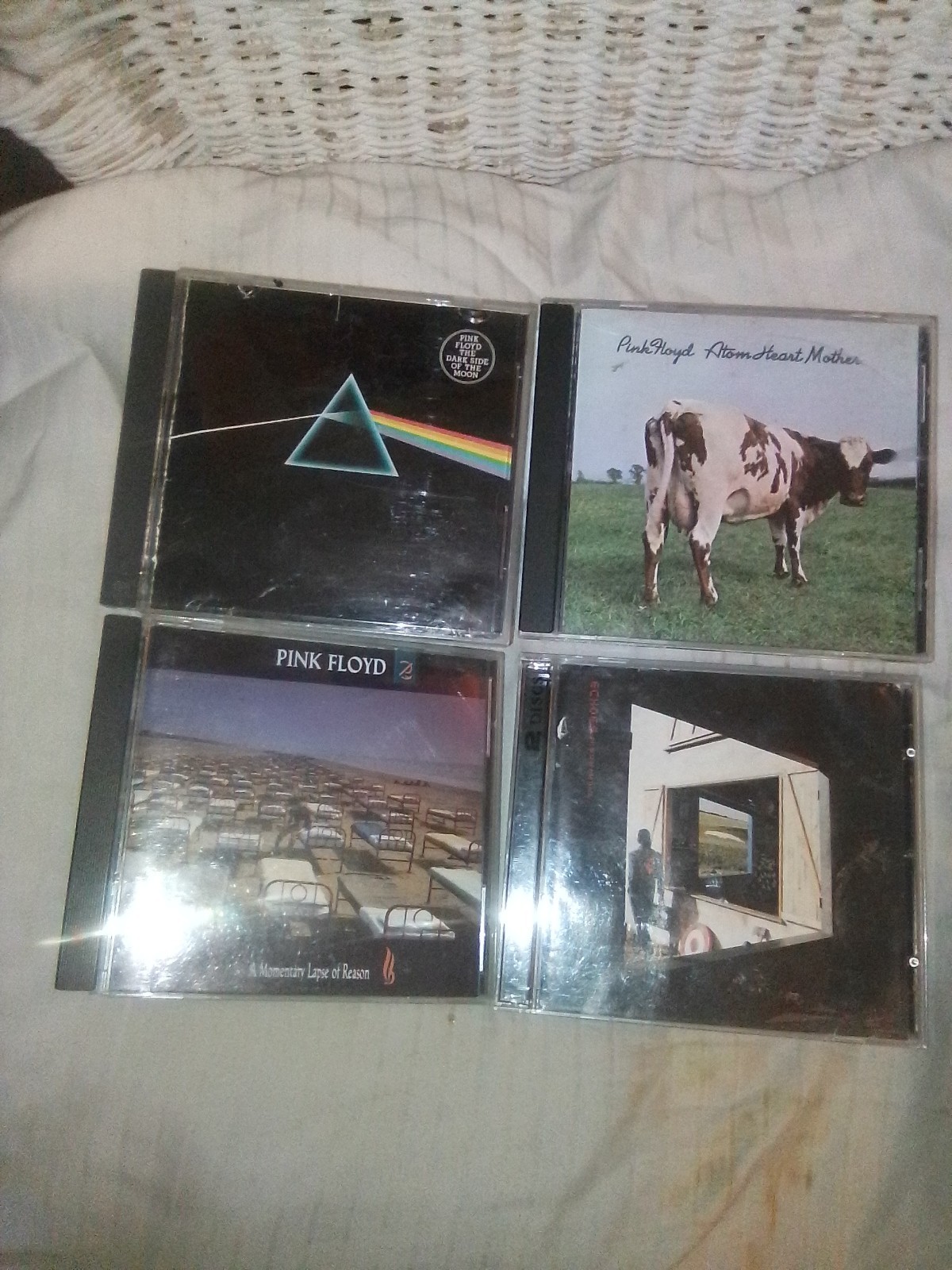 lot of pink floyd cds