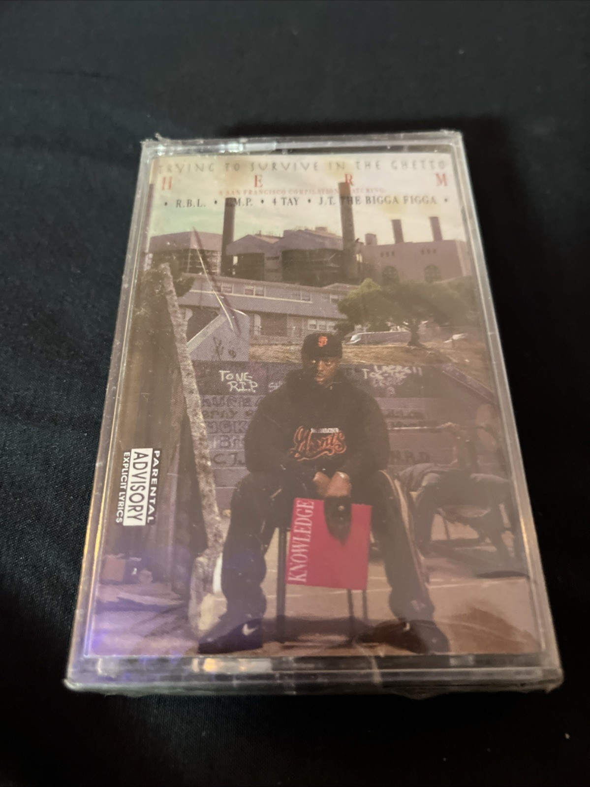 HERM Trying To Survive In the Ghetto 1993 Cassette Tape Rap San Francisco SEALED