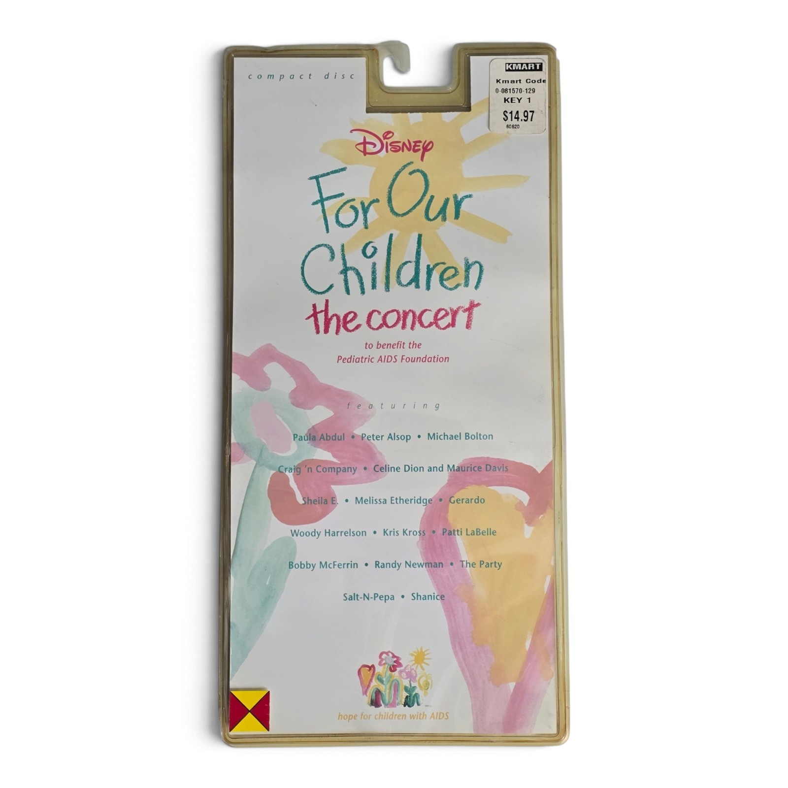 VINTAGE 1992 Disney For Our Children: The Concert CD NEW Sealed Kmart Longbox