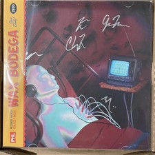 Hot Mulligan The Sound A Body Makes When It's Still Sea Blue Signed LP Vinyl picture