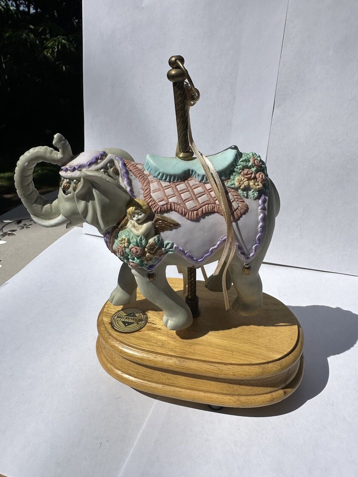 Elephant Music Box Vintage Not Working For Display Only