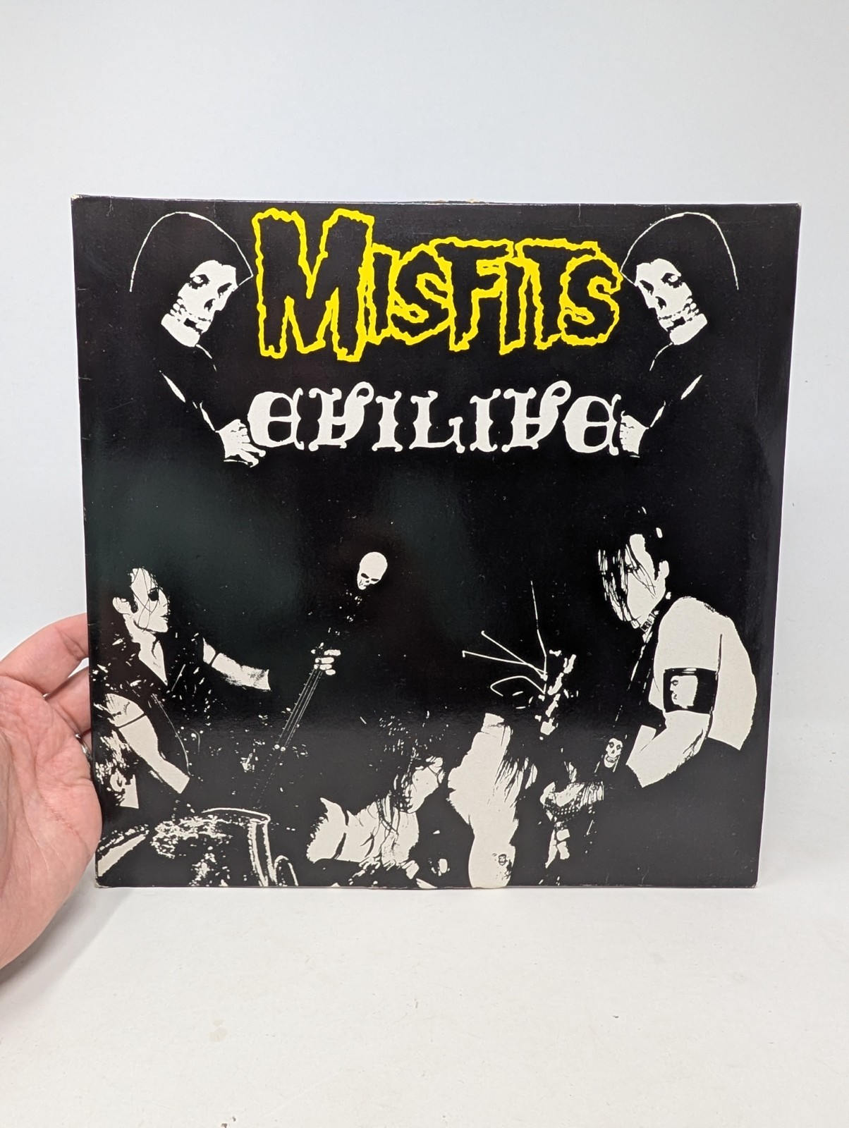 MISFITS – Evil-Live (1984 German Original Mini LP Record)  [AG 0023] 08-1626