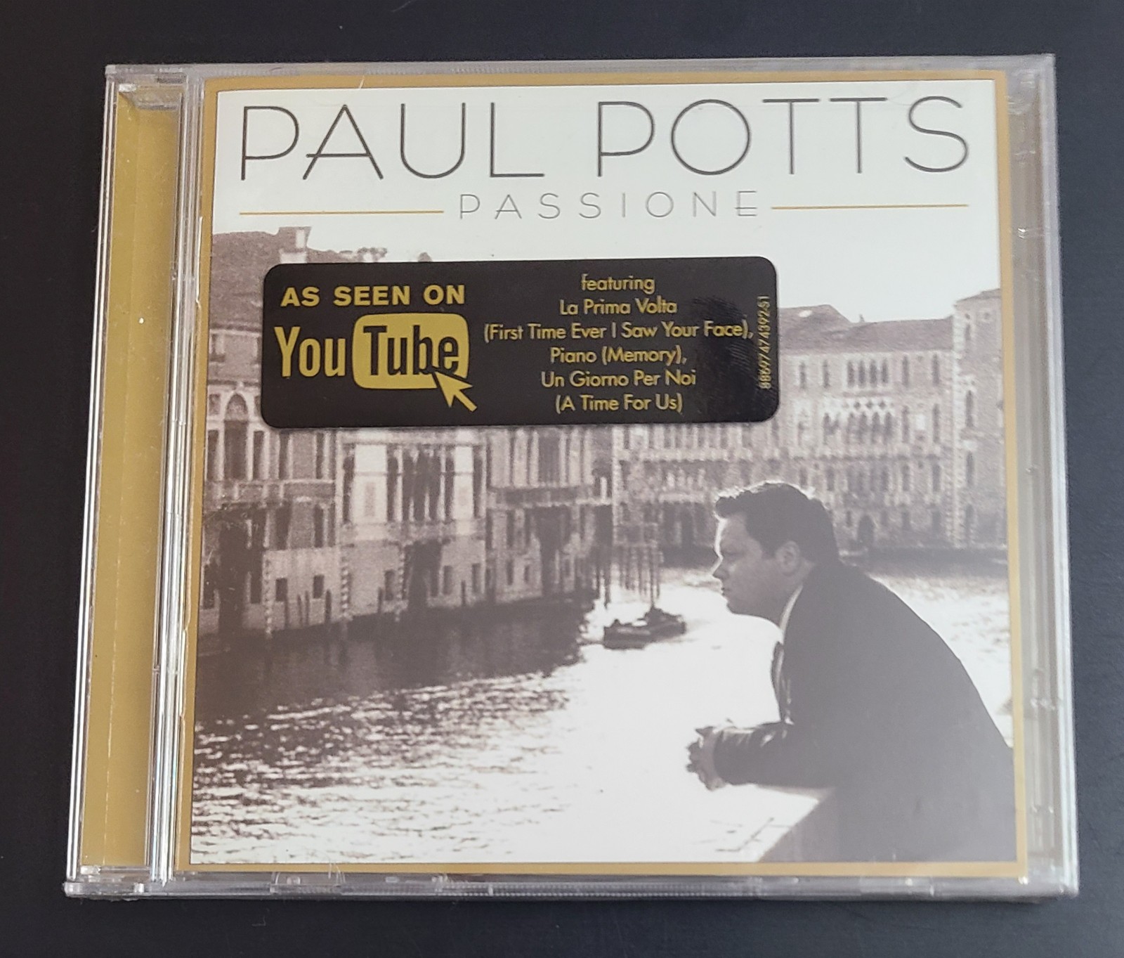 RARE Sealed CD + DVD Paul Potts Passione Limited Amzon Exclusive NTSC All