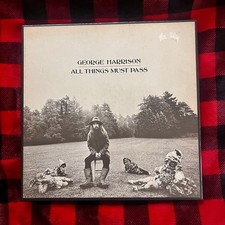 GEORGE HARRISON All Things Must Pass  Vinyl (3x) boxset Apple 1970 + Poster picture