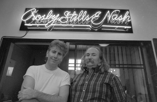 Crosby Stills & Nash Singer Band Music Group Historic Old Photo 3