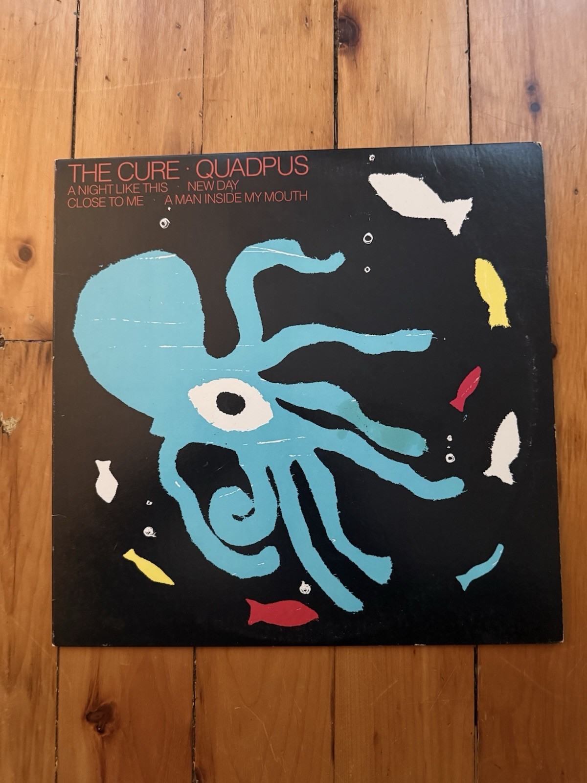 The Cure Quadapus EP Elektra Asylum Records Great condition ST-ED 66856A