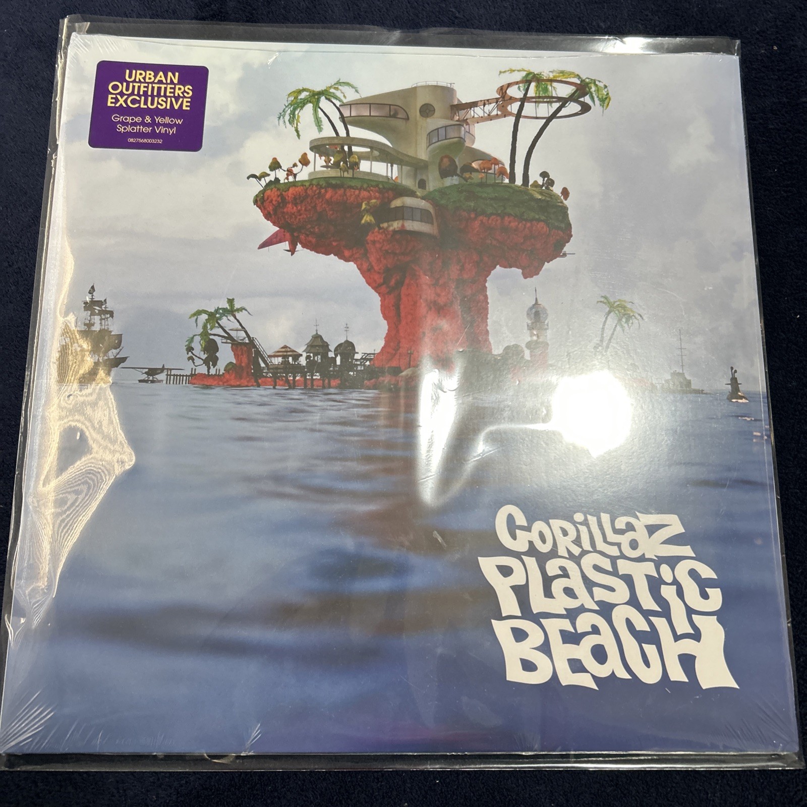 Gorillaz Plastic Beach Vinyl Urban Outfitters Splatter Edition /3000